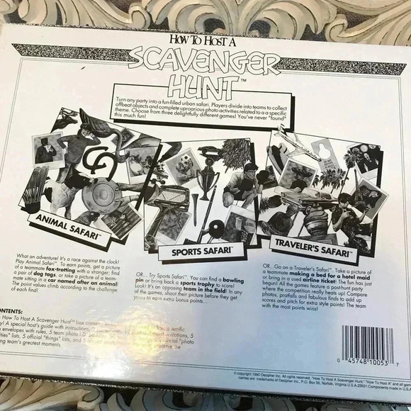 NWT How to Host a Scavenger Hunt Game - Picture 4 of 4